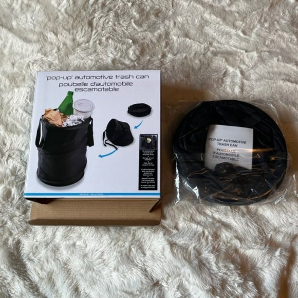 2/$25 Perfect Solutions Pop-up Automotive Black Trash Can NIB - Picture 3 of 4
